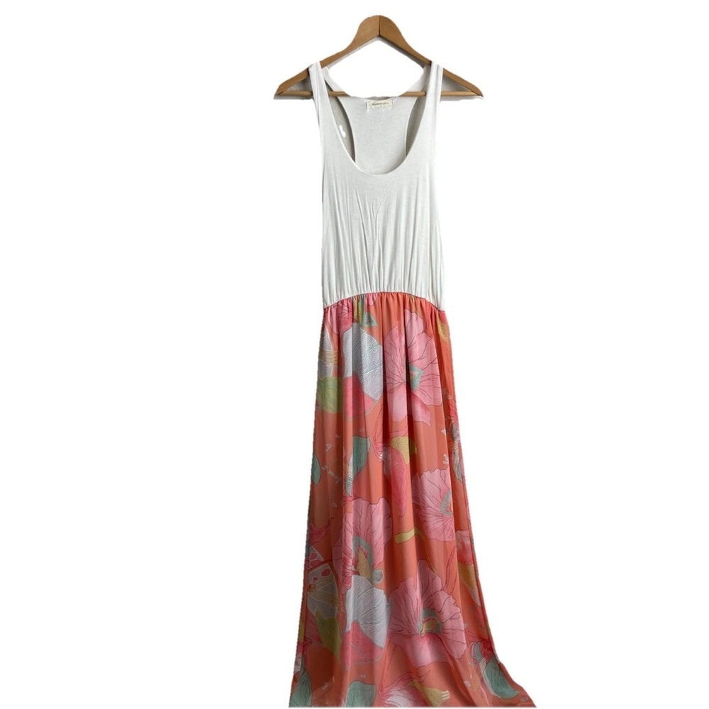 Newbury Kustom Maxi Dress Floral Pleated M